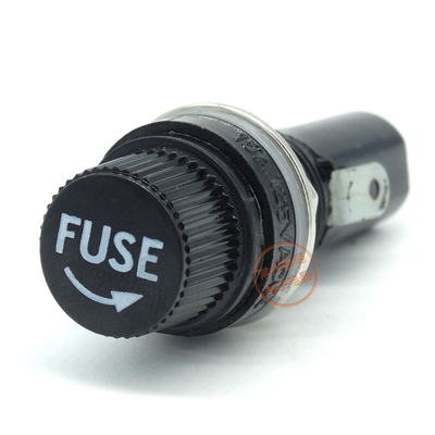 海奇玻璃管保险丝座管座5*20MM 6*30胶木式6a熔断器5a家用10A250V