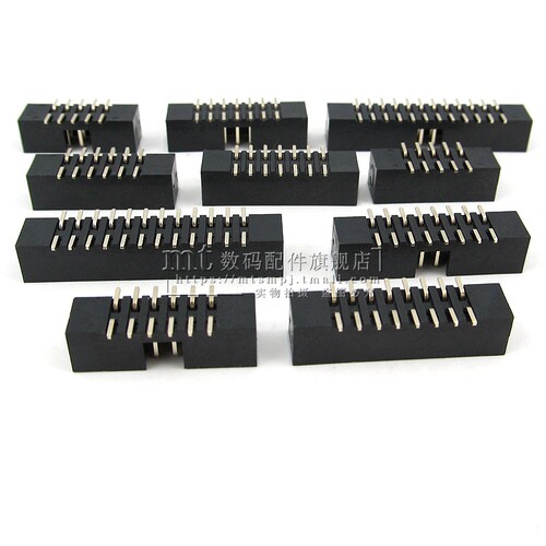 贴片简易牛角插座 2.0MM DC3-10P 14P 16P 20P 26P 40P 2*5/7/10P