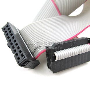 10P 2.54MM 30P 20CM JTAG电缆AVR下载线 20P 双头线 15P