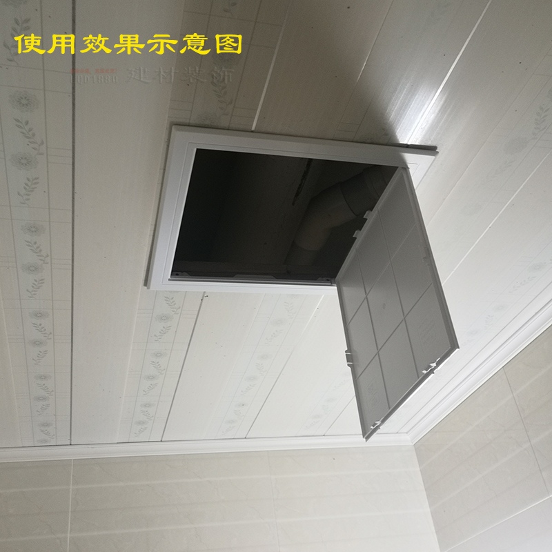 ABS塑料检查口 门铰式管井护口线盒装饰卫生间管道新风检修口盖板