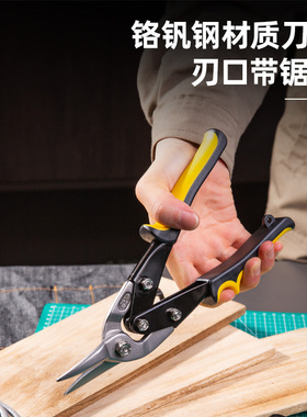 工具 直口/左口/右口10寸航空剪铁皮剪工业剪 dl20030 1 2