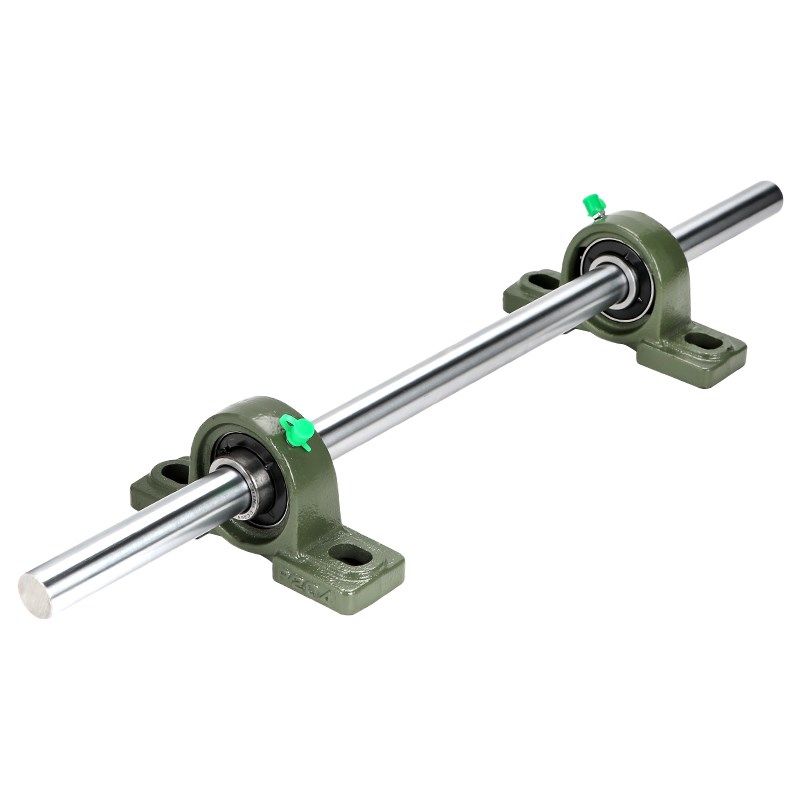 外球面支撑座立式轴承固定座带轴杆铸钢实心轴UCP205 206 207 208