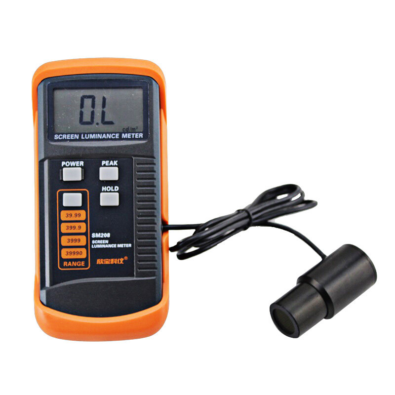 欣宝屏幕亮度计SM208照度计荧光屏/透射屏/电视机照度表测试仪