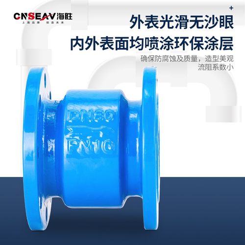 HC41X-16法兰消声止回阀消音立卧式单向阀DN40 50 65 80 100 150