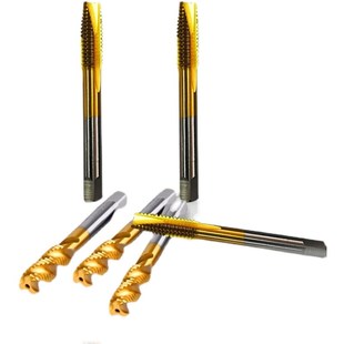 M12 螺旋丝锥 M10 丝攻M2 先端丝锥 镀钛螺尖丝锥