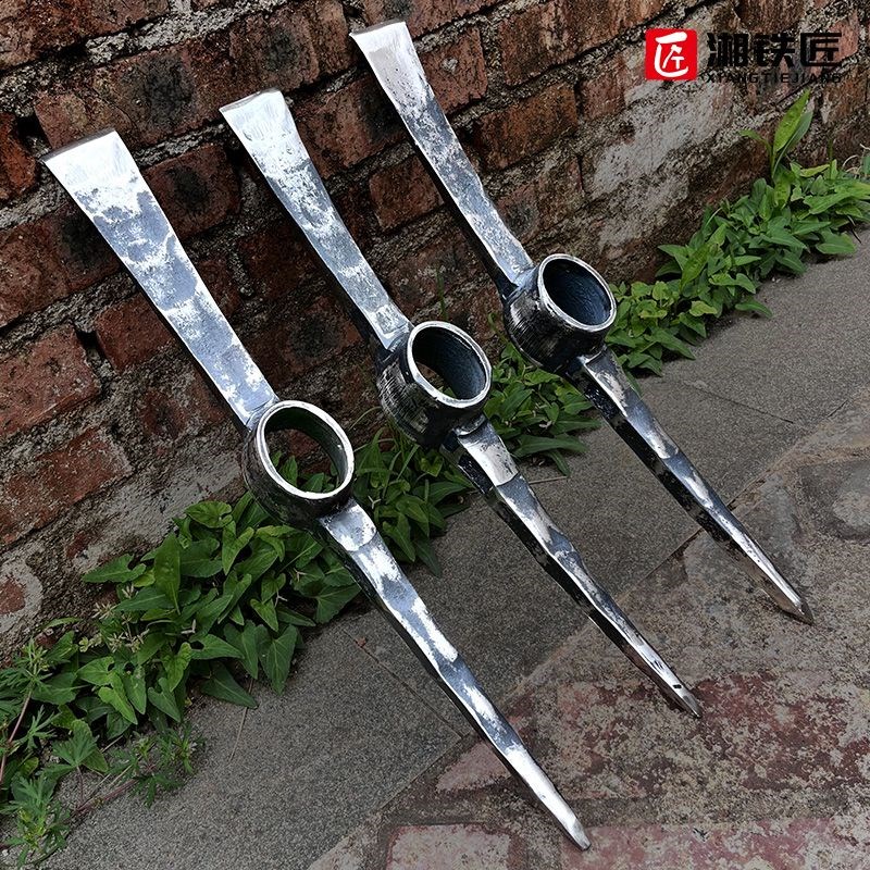 德国进口手工锻打洋镐工地加重十字镐农用挖土挖树桩一体镐头户外