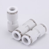APU PU16 BPU4 PU8 气动气管接头白色二通PU PU12 PU6 PU10
