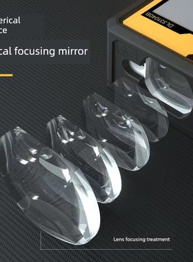 Deli手持式红外激光测距仪数字数字显示多测量模式50m Dl 331040b