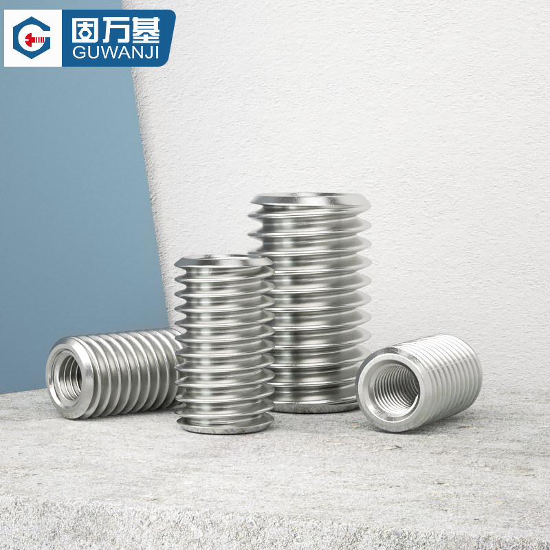 304不锈钢内外牙螺母转换自攻牙套螺丝螺纹护套M2M3M4M5M8M10-M16