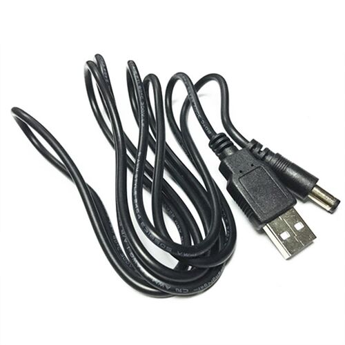 USB转DC5.5*2.1mm充电线常用12V电源支持3A 路由器USB电源线1.5米