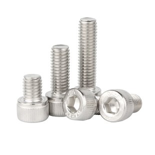 316不锈钢杯头内六角螺丝圆柱头螺钉螺栓M2M3M4M5M6M8M10M12 m20