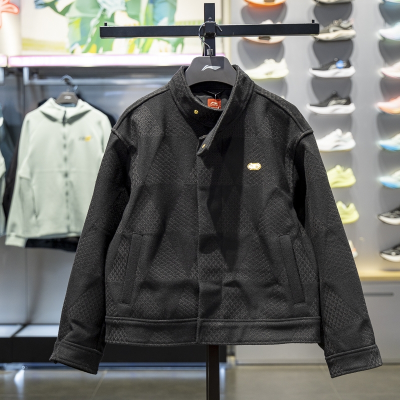 李宁女子立领休闲外套