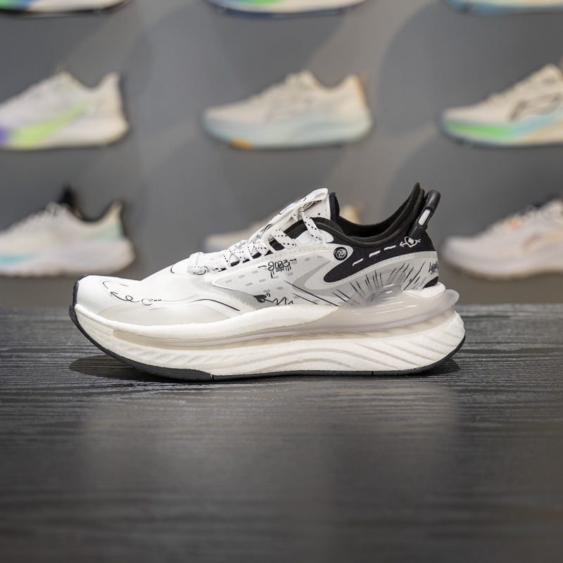 李宁透气女子系带休闲鞋