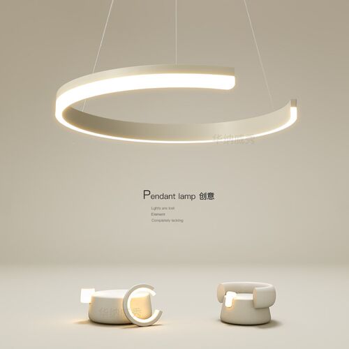 创意led餐厅灯极简吊灯简约现代客厅灯卧室灯餐桌灯2024新款灯具