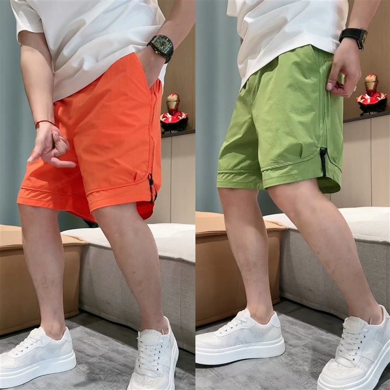 夏季新款糖果色多巴胺潮牌短裤男士宽松时尚百搭工装情侣款五分裤,男装,短裤,淘宝优惠券,粉丝福利购,淘宝优惠卷