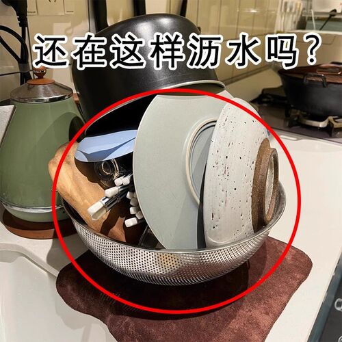 304不锈钢碗碟收纳架厨房置物架沥水篮晾碗架碗筷碗盘沥水架