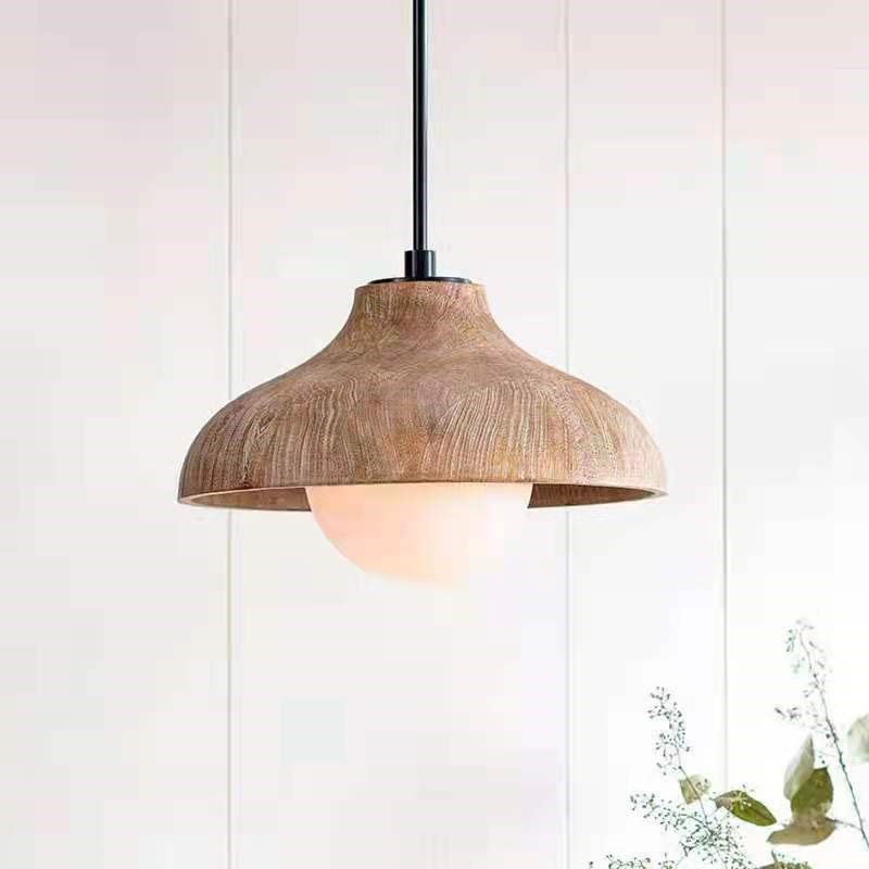 创意美式简约实木个性北欧吊灯餐厅走廊卧室床头民宿服装店灯具