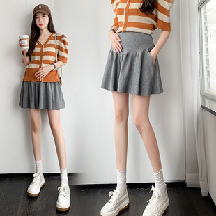 宽松大码 休闲裤 夏装 孕妇裤 怀孕热裤 外穿托腹阔腿短裤 阔腿裤 子夏季