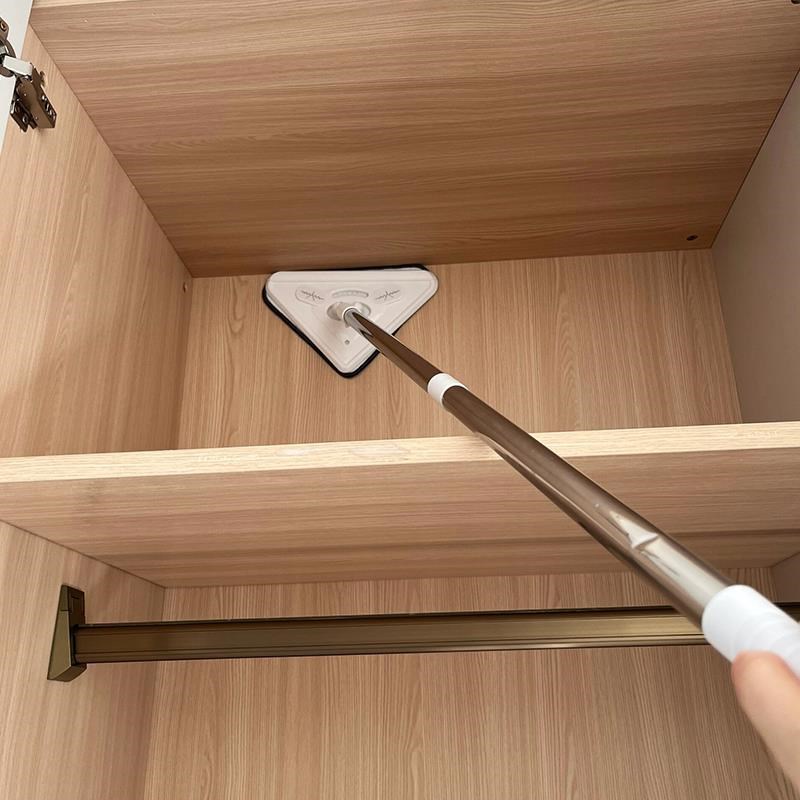 三角拖把擦柜子擦玻璃神器打扫天花板灰尘清洁家用擦窗户小拖把