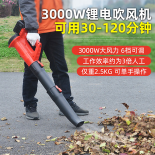 大功率电b动吹风机吹树叶除雪吹风鼓风机吹灰清理机电动除尘神器