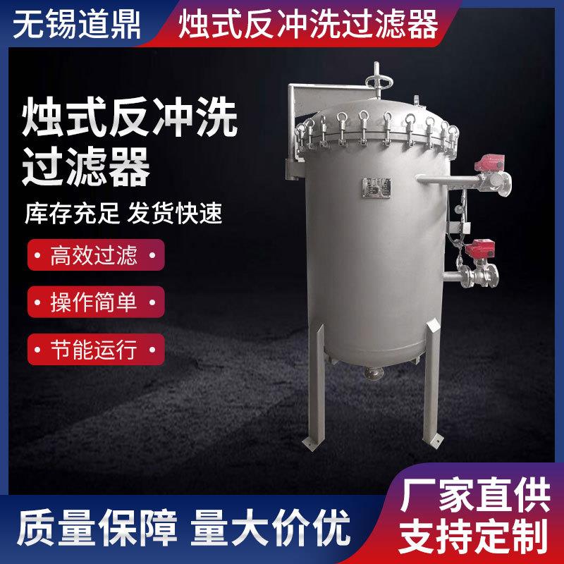 烛式反冲洗过滤器厂家PA烧结滤芯精密过滤器全自动反冲洗式