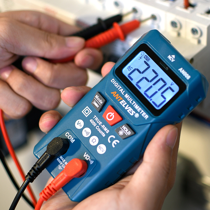 新款全智数字能万用表高精度傻瓜式小型迷你全自动维修电工测电表