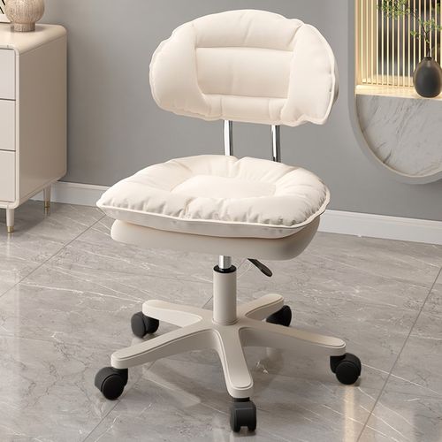 美容凳美甲师专用椅子升降滑轮转椅吧台收银台美发化妆靠背高脚凳