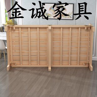 折叠床单人床实木床成人床u简易儿童床一米二单人床午睡床1米小床