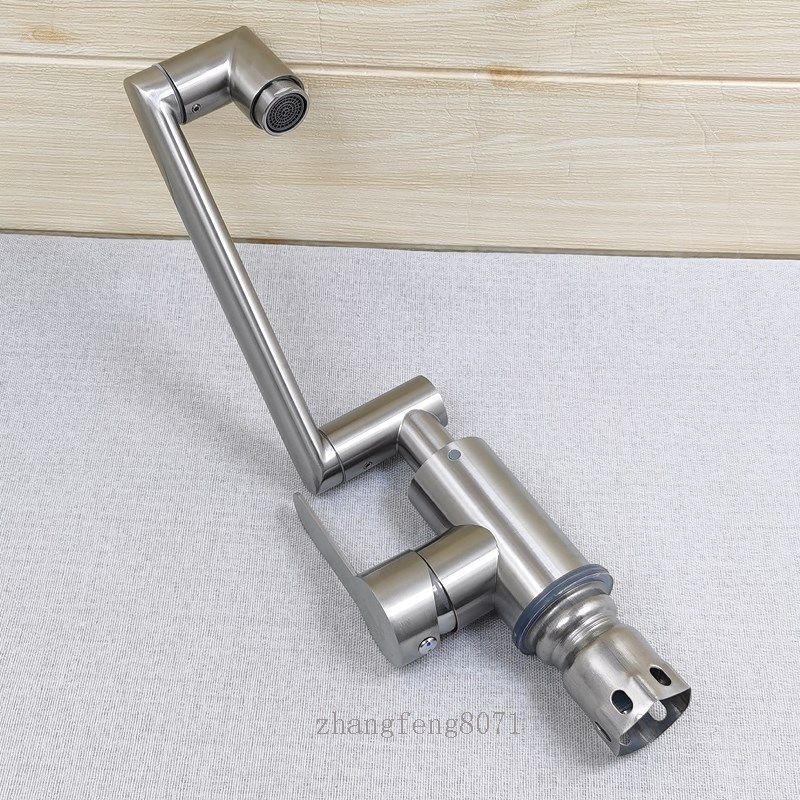 外贸尾货304不锈钢冷热水龙头洗脸盆洗手盆家用台盘百变万向龙头,家装主材,厨房龙头,淘宝优惠券,粉丝福利购,淘宝优惠卷