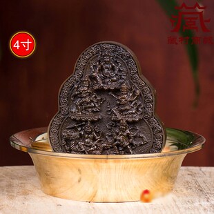 铜仿古水财神摆件现代五路财神黑I财神黄财神水供财神用品