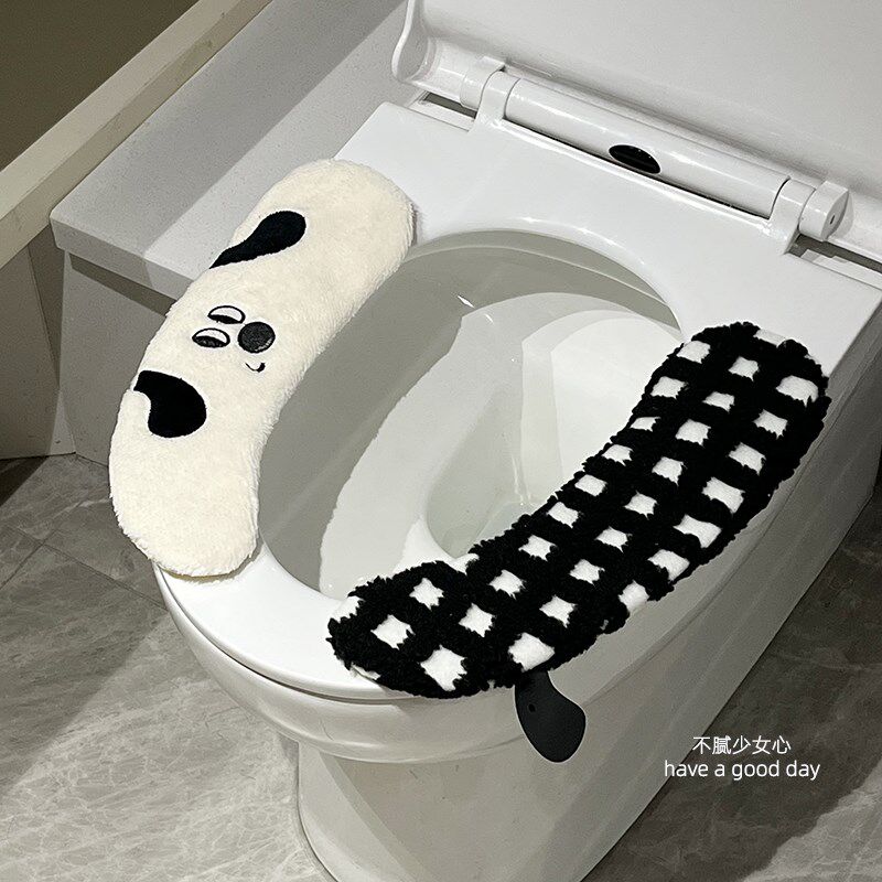马桶坐垫家用四季通用坐便套粘贴式座便器垫圈秋冬加厚马桶贴垫子