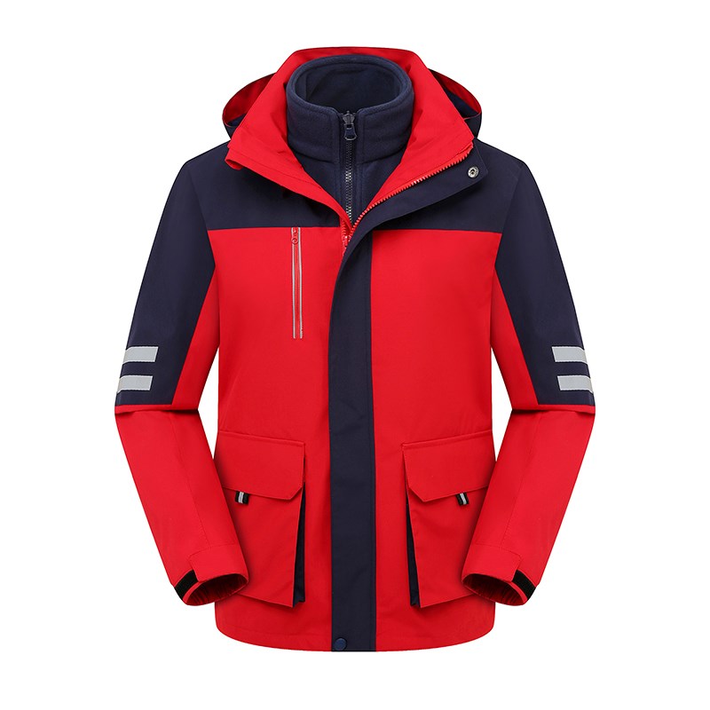 户外新款儿童冲锋衣定做校服二件套秋冬中小学生班服工装休闲外套