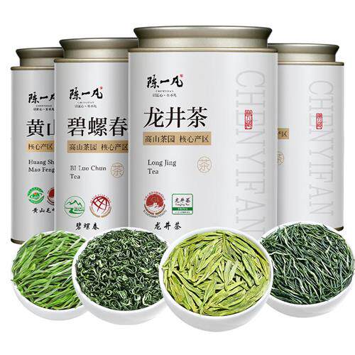 陈一凡四大绿茶500g茶叶新茶明前特级龙井茶碧螺春毛尖茶黄山毛峰
