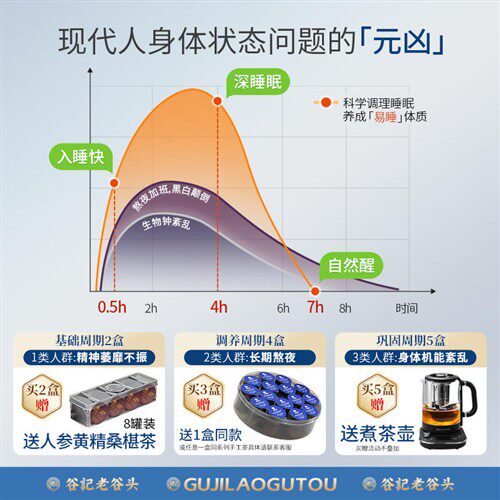 老谷头小罐酸枣仁黄芪灵芝百合茶养生茶大麦甘草莲子山药晚安