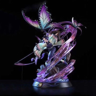 鬼灭之刃手办魔方蝴蝶忍共鸣第二弹虫柱蝴蝶GK雕像二次元模型摆件