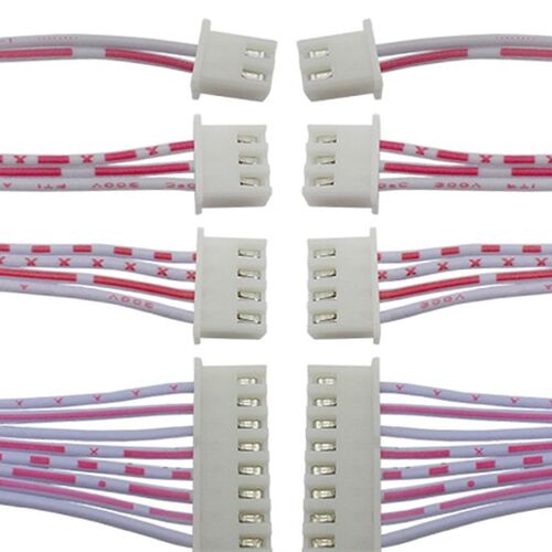 红白排线 XH2.54 单双头 2.54MM 10/20/30CM 2/3/4/5/6/8/10/12P