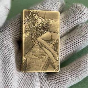 佐罗Z552朗声黄铜799小朗声煤油打火机雕刻定制叮声钢琴音好运达