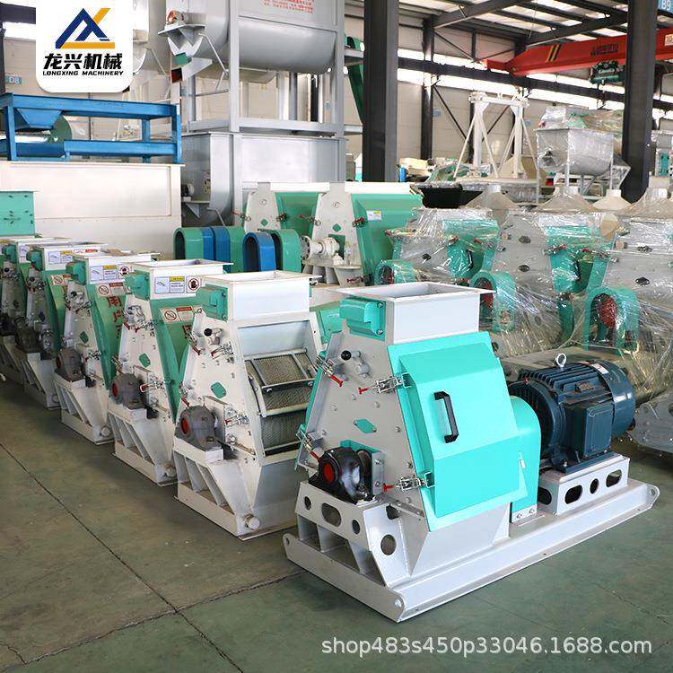 宽式水滴粉碎机大麦大米玉米粉碎机时产5-10吨55kw