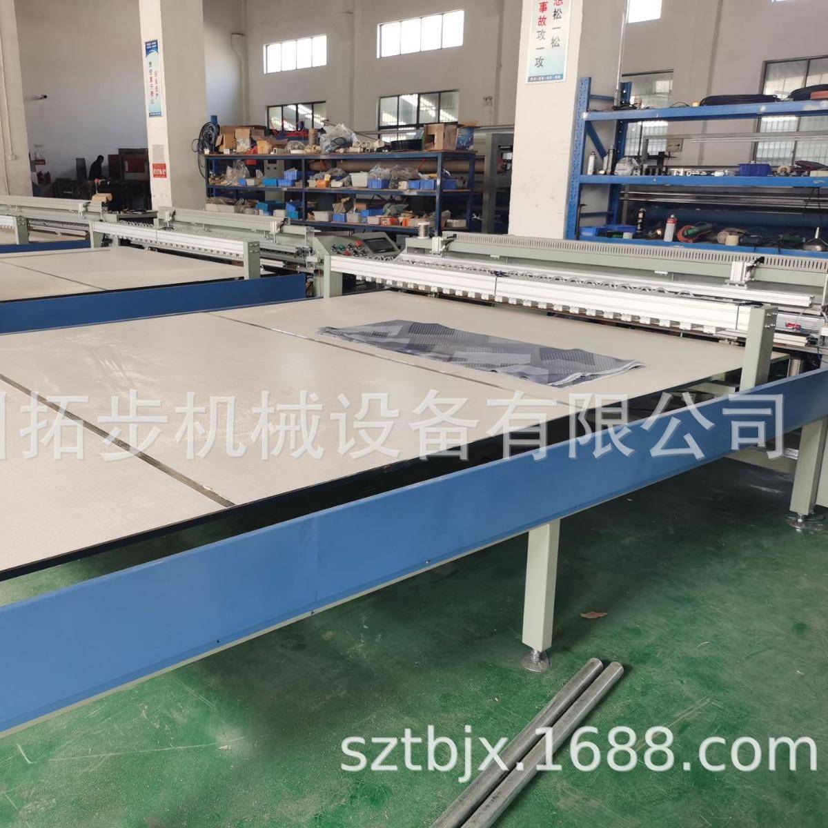 厂家供应TB-HQ型绵绸布料数控拉布横切裁片机人机界面价格公道