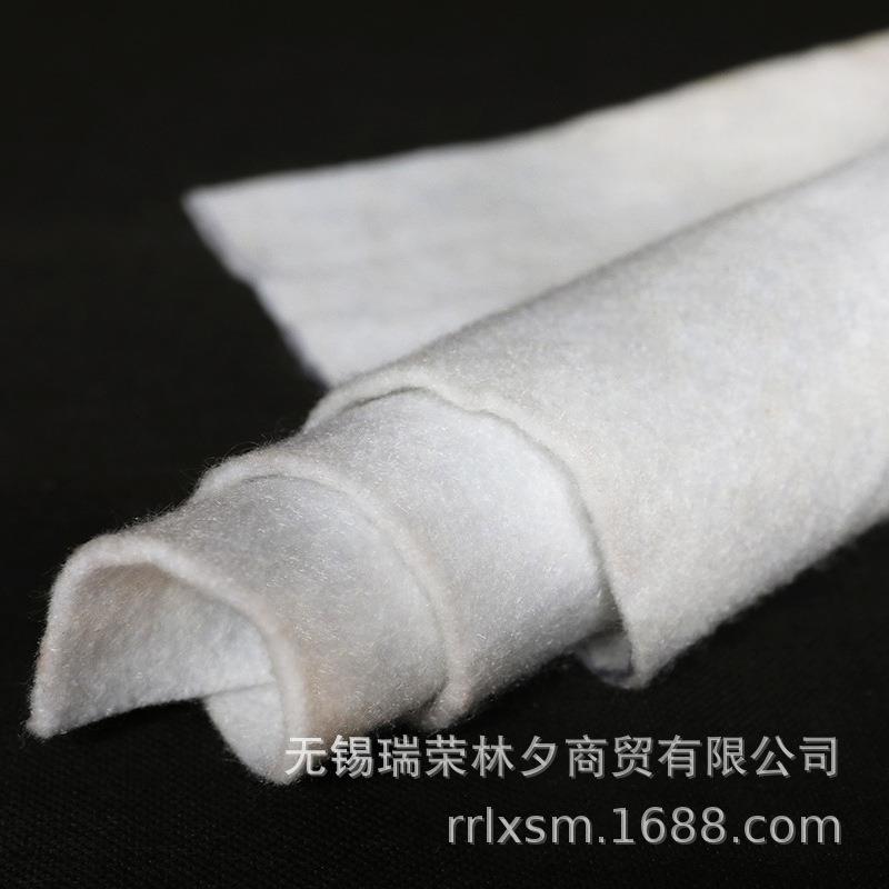 厂家土工布长丝复合涤纶土工布聚酯无纺布公路养护200g300g
