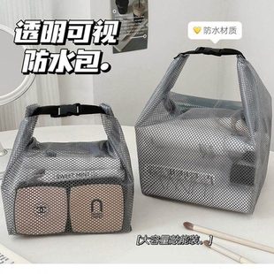 透明游泳防水包大容量旅行户外健身干湿分离泳衣洗漱手提收纳袋