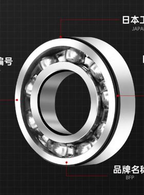 进口BFP深沟球轴承6018 6019 6020 6022 6024 6026C3开式P4 P5