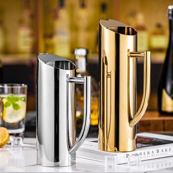 不锈钢水扎壶酒店餐厅冷水壶红酒洋酒分酒器酒吧ktv调酒扎壶 创意,餐饮具,分酒器,淘宝优惠券,粉丝福利购,淘宝优惠卷