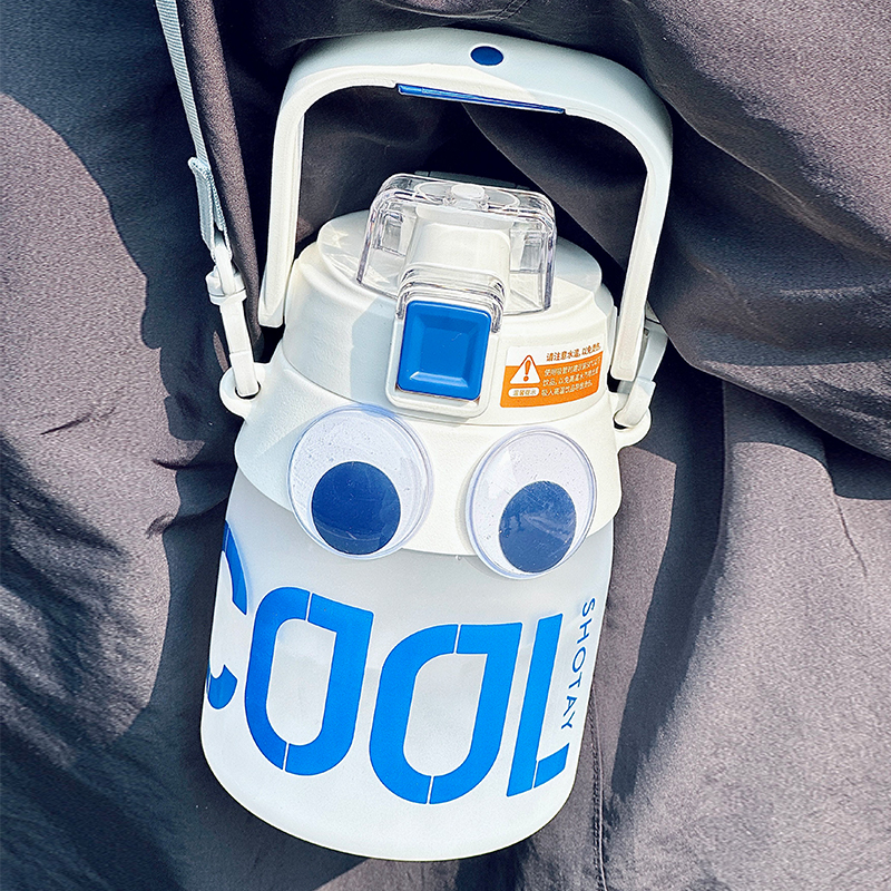 大容量水a杯女新款双饮大肚杯学生夏季户外便携运动健身水壶耐高