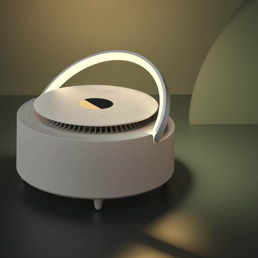 简米蓝新品空气净化器多重过滤空气质量LED灯家用净化空气