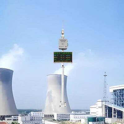科技园区AQI标准空气质量监测站钢铁冶金行业大气环境监测设备