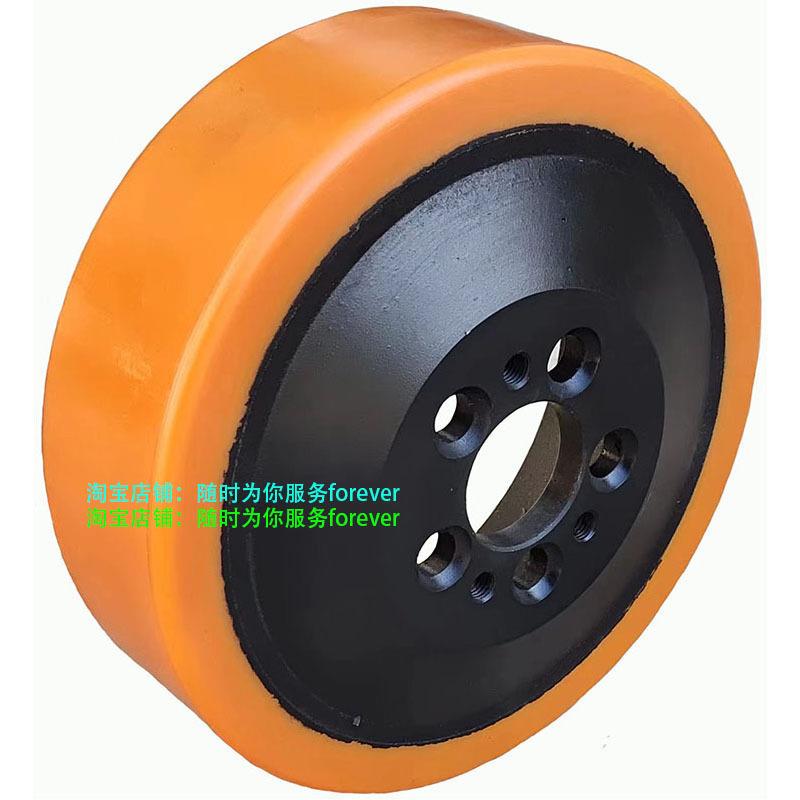2吨永恒力堆高机ERC220驱动轮方向轮橡皮包胶轮后轱辘子