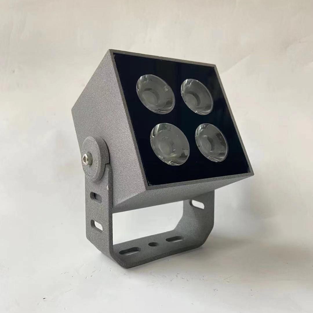 洋晨一束光方形投光灯4*3w魔方投光灯工程灯