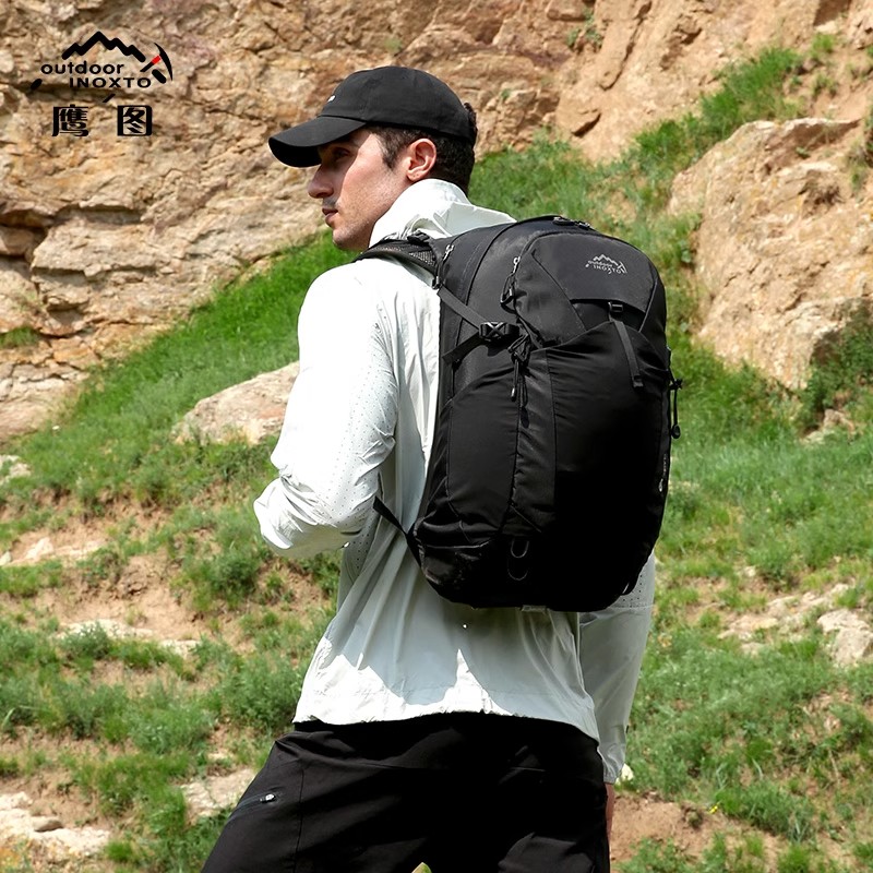 鹰图户外双肩包男徒步登山包多功能大容量轻便旅行背包女背负系统