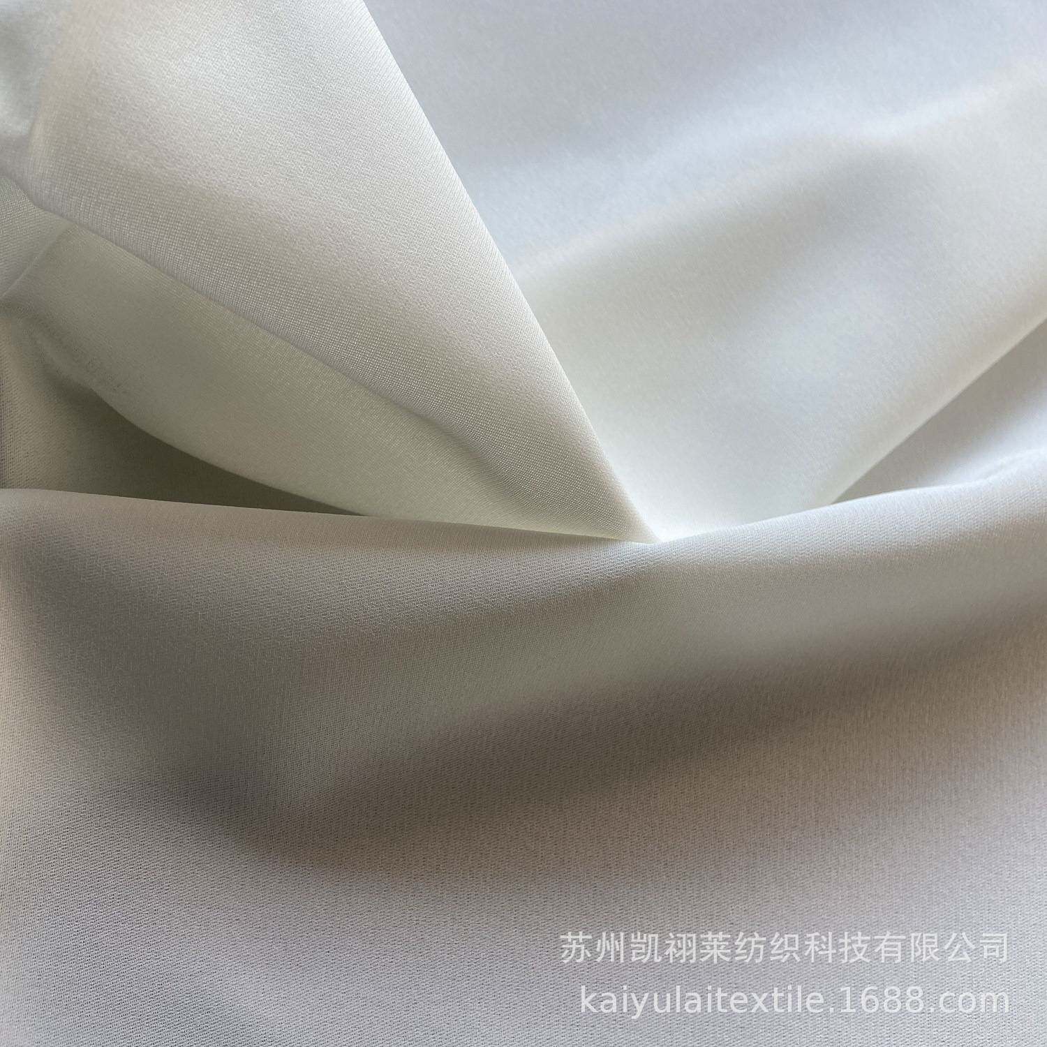 重磅丝人丝弹力重绉31姆米真丝重绉丝粘氨纶加厚双绉新款真丝面料